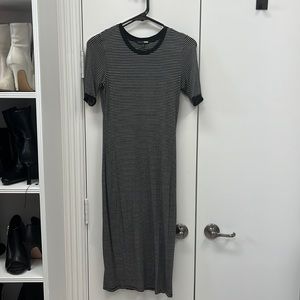 Stripe knit dress
